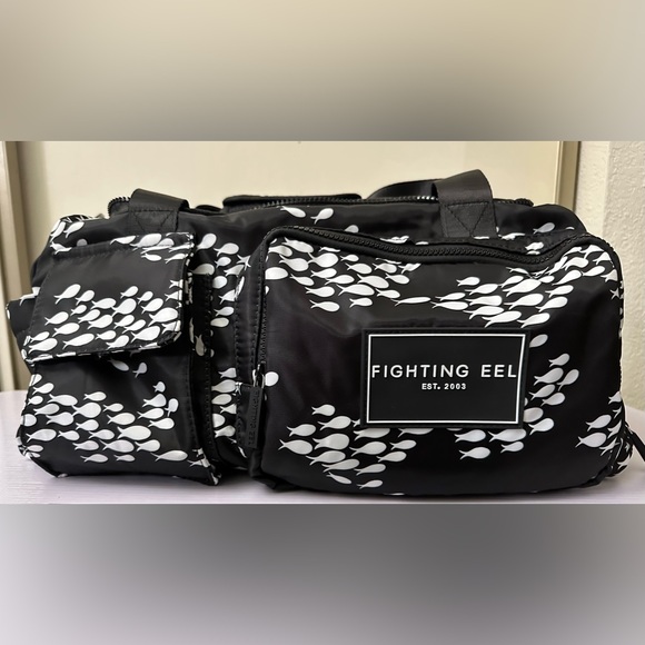Fighting Eel Duffel Black Fish - Picture 1 of 5